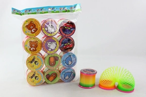 12 Double-Lid Rainbow Rings