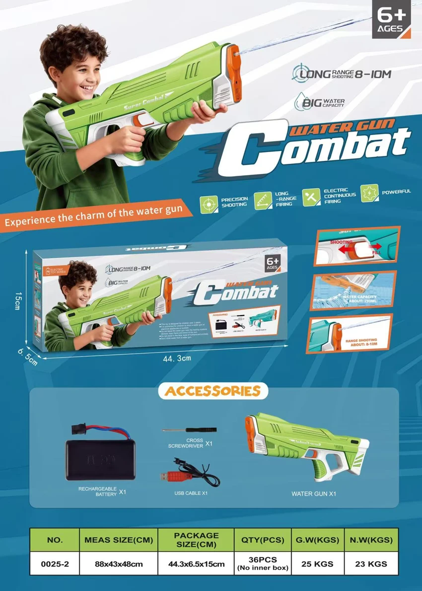 Electric Rapid-Fire Water Gun