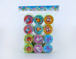 12 Double-Lid Rainbow Rings