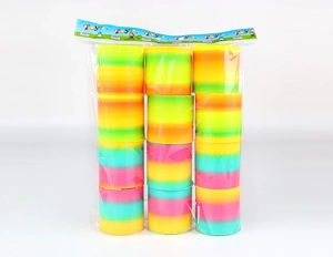 No. 3 Rainbow Rings, 12 Pieces per Pack