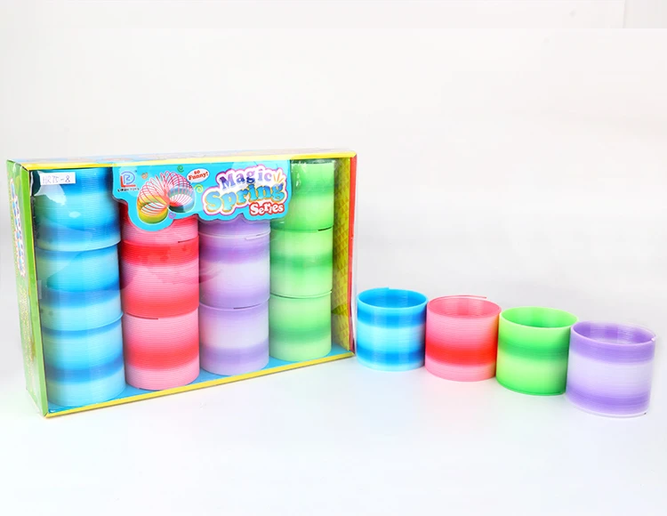 12 4-Color Gradient Rainbow Rings