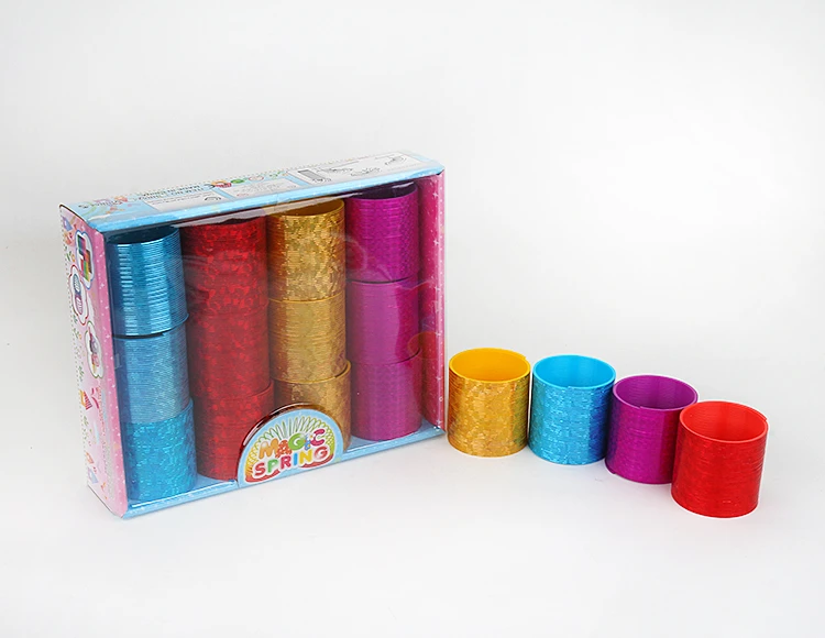 12 4-color foiled rainbow rings