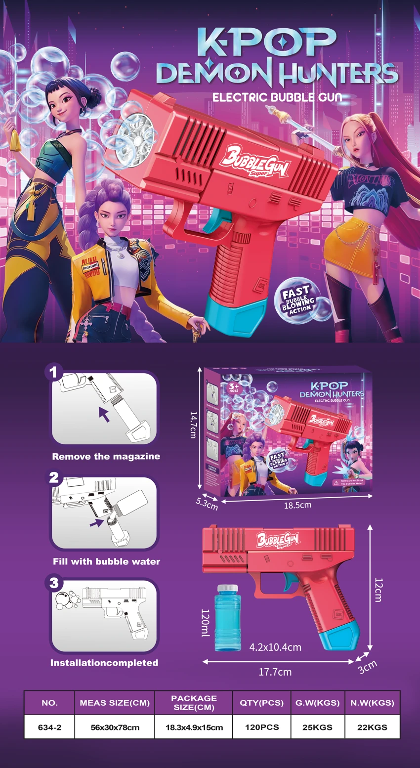 Demon Huntress Bubble Gun