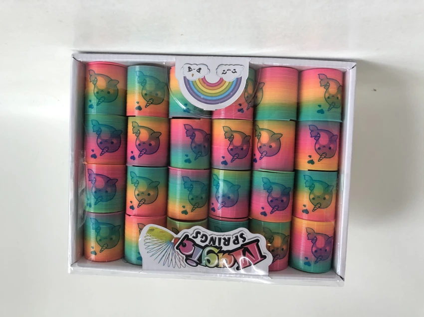 24 Unicorn Rainbow Rings