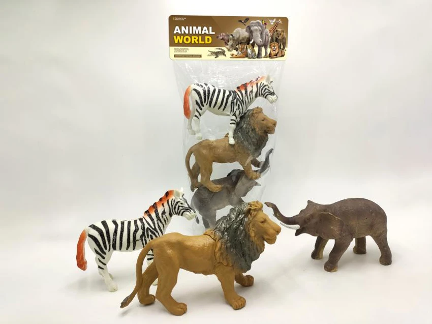 3 extra-large wild animals 3-piece set