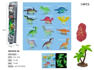 12 Glow-in-the-Dark Spray Paint Dinosaur Pegboards