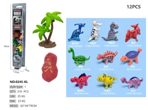 10 Cartoon Dinosaur Pegboards