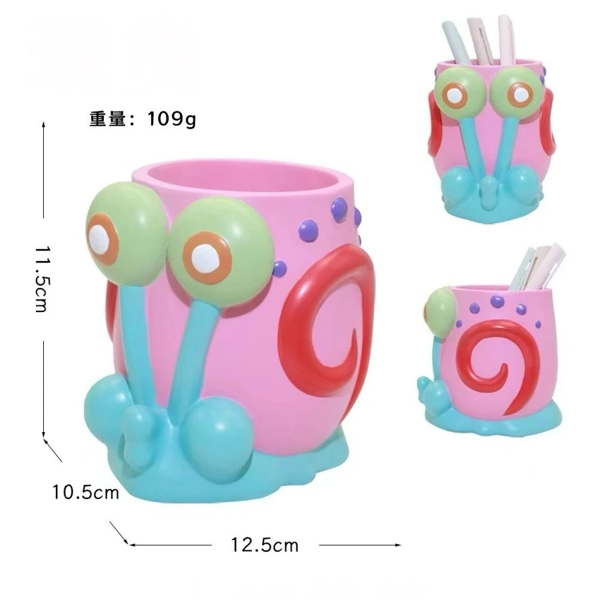 Cute Cartoon Doll Plastic Pen Holder