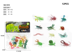 12 Glowing Colorful Medium Insects