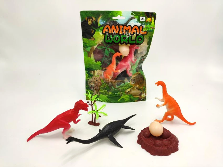 Dinosaur toys 6-piece set (including accessories)