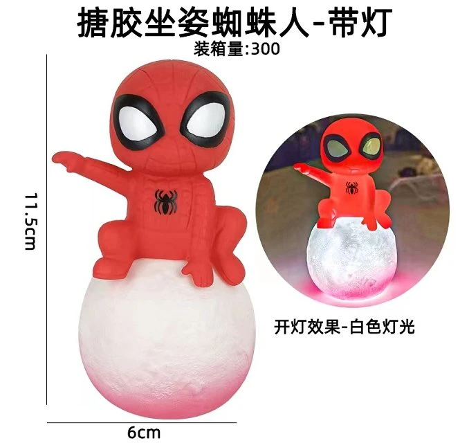 PVC Sitting Spider-Man - With Light