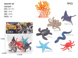 Solid Ocean Animals 7pcs