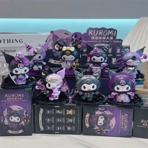 Werewolf Kill Kuromi Plush 8-Piece Set Cartoon Plush Ornament Small Plush Doll PVC Plush Action Figure Model