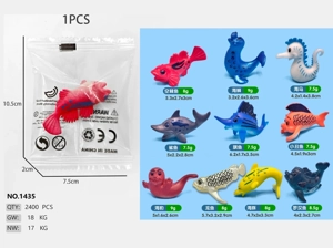 Cartoon Marine Animals (10 mixed pieces)