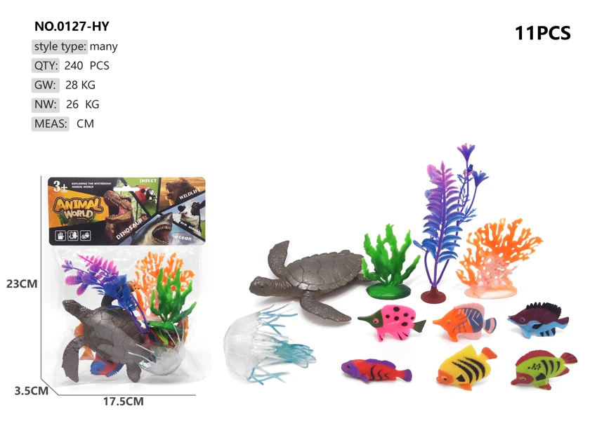 7 Marine Animals Sea Turtles and Fishes