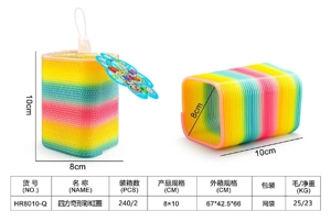 Square Shaped Rainbow Ring