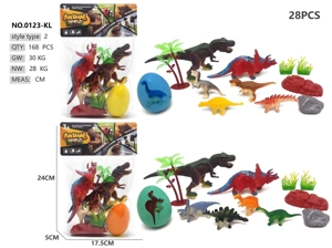 6 Dinosaur Scene Dinosaur Egg Scene