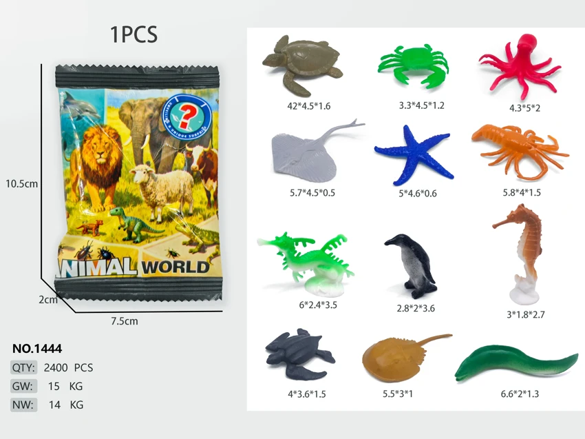 Sea Animals A (12 Mixed)