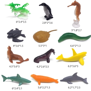 12 marine animals B