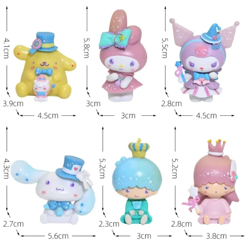 Blind Box Figurine Handicraft Figurine Cartoon Figurine Decoration Small Doll Figurine PVC Figurine Model