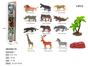 12 Wild Animal Peg Boards
