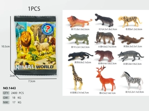 Wild Animals Series B (12 mixed pieces)