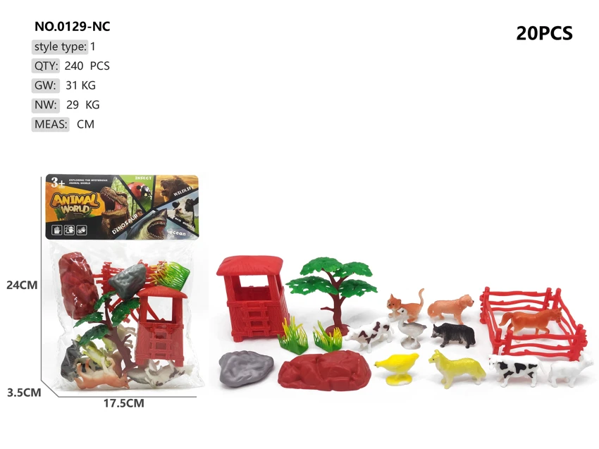 10 Farm Animals Outpost Scene