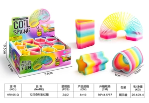 12 Unusual Shaped Rainbow Rings