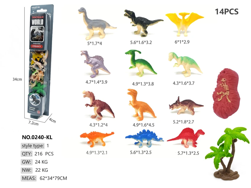 12 Dinosaur A Pegboards