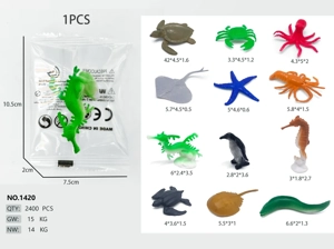 Marine Animals Series A (12 mixed pieces)