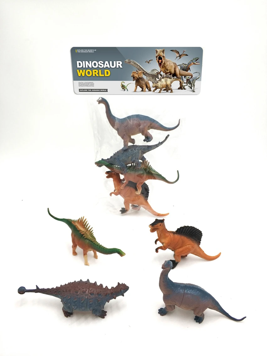 4 5.5-inch dinosaurs
