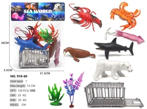 6 ocean animals: cage scene