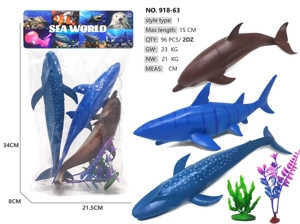 3 large ocean animals