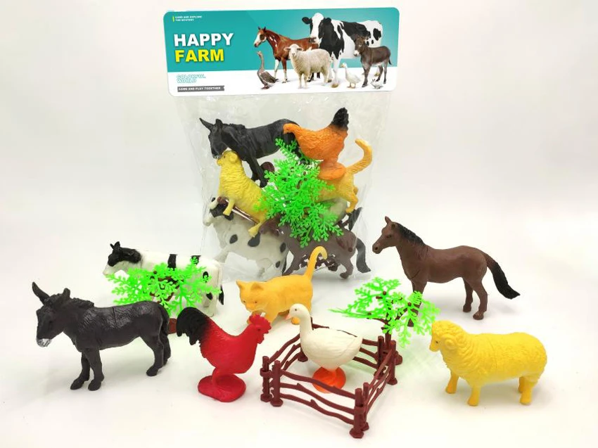 7 farm animals 13-piece set (including accessories)