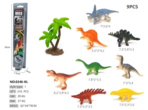 8 Dinosaur Pegboards