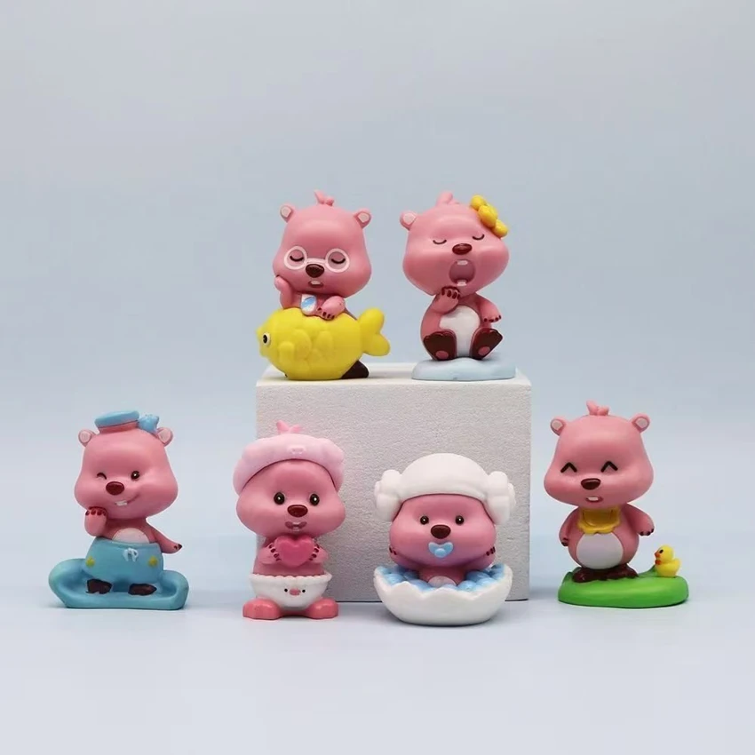 Blind Box Plush Action Figure Plush Cartoon Plush Ornament Small Plush Doll PVC Plush Action Figure Model