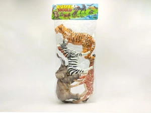 4 extra-large wild animals 4-piece set