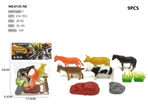 6 Farm Animals Cows, Horses, and Sheep