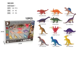 Box set of 12 dinosaurs