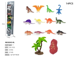 12 Dinosaur B Pegboards