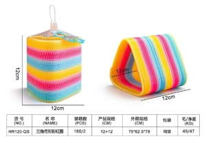 Triangle Shaped Rainbow Ring