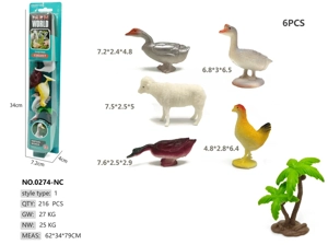 5 Farm Animal Peg Boards