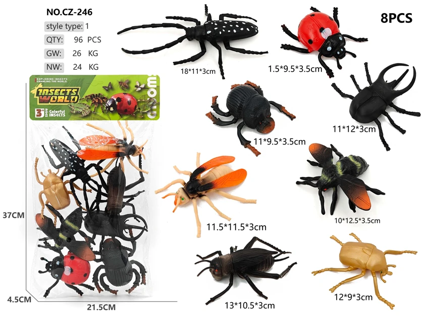 8 insect models