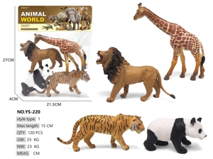 Painted 4 Wild Animals Panda