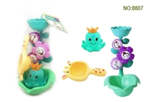 Ocean Bath Flower Spinning Fun Octopus Set