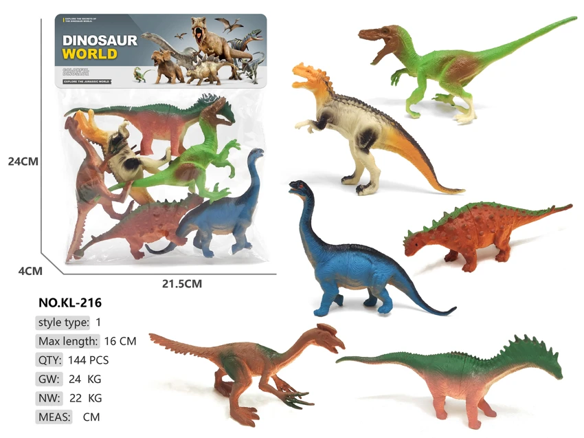 6 dinosaurs
