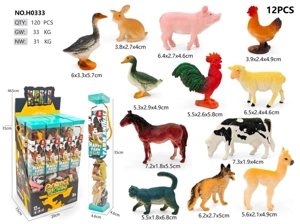 Medium 12 Farm Animal Display Box