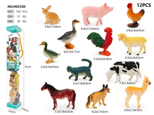 Medium 12 Farm Animal Cylinder