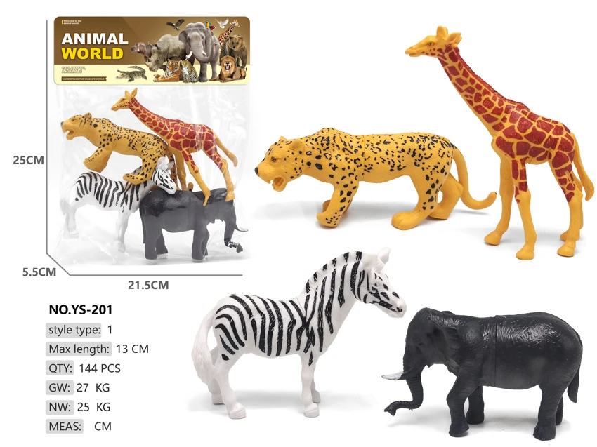 4 Wild Animals Giraffe