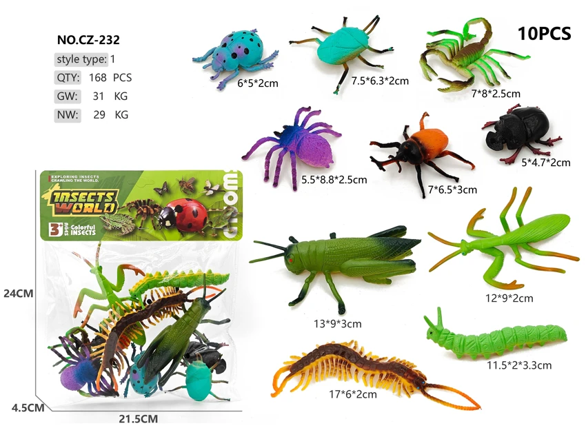 10 insect models